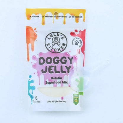 Doggy Jelly - Lulu's Kitchen - DIY topping voor de maaltijd van je hond, Enrichment voor beginners, Enrichment voor honden, Lulu's kitchen, Maaltijd topping voor je hond, topping, Verrijking voor honden, Voedselverrijking voor honden, voerverrijking, Vulling voor enrichment voor je hond, Vulling voor honden verrijking speelgoed - By Marley