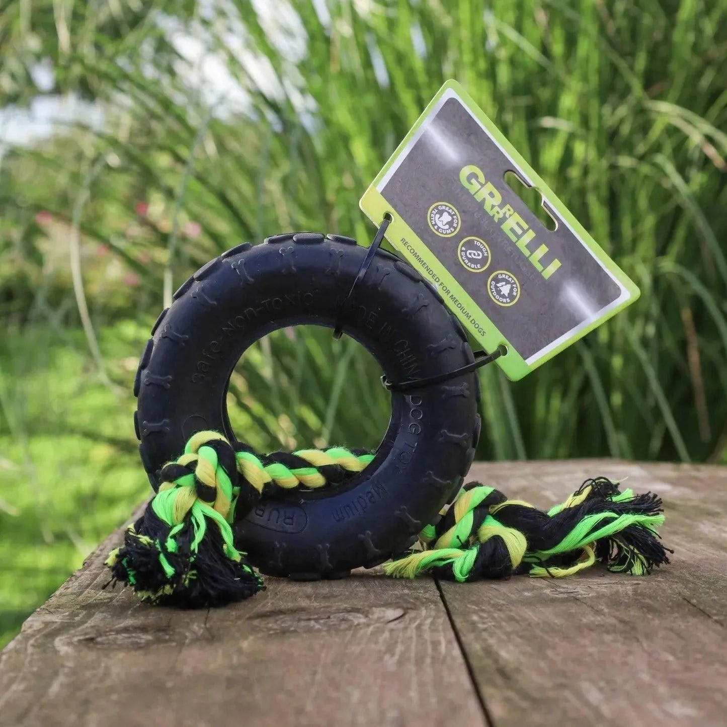 Grrrelli Tyre Tugger - Happy Pet - happy pet, sterk, Sterk speelgoed voor je hond - By Marley