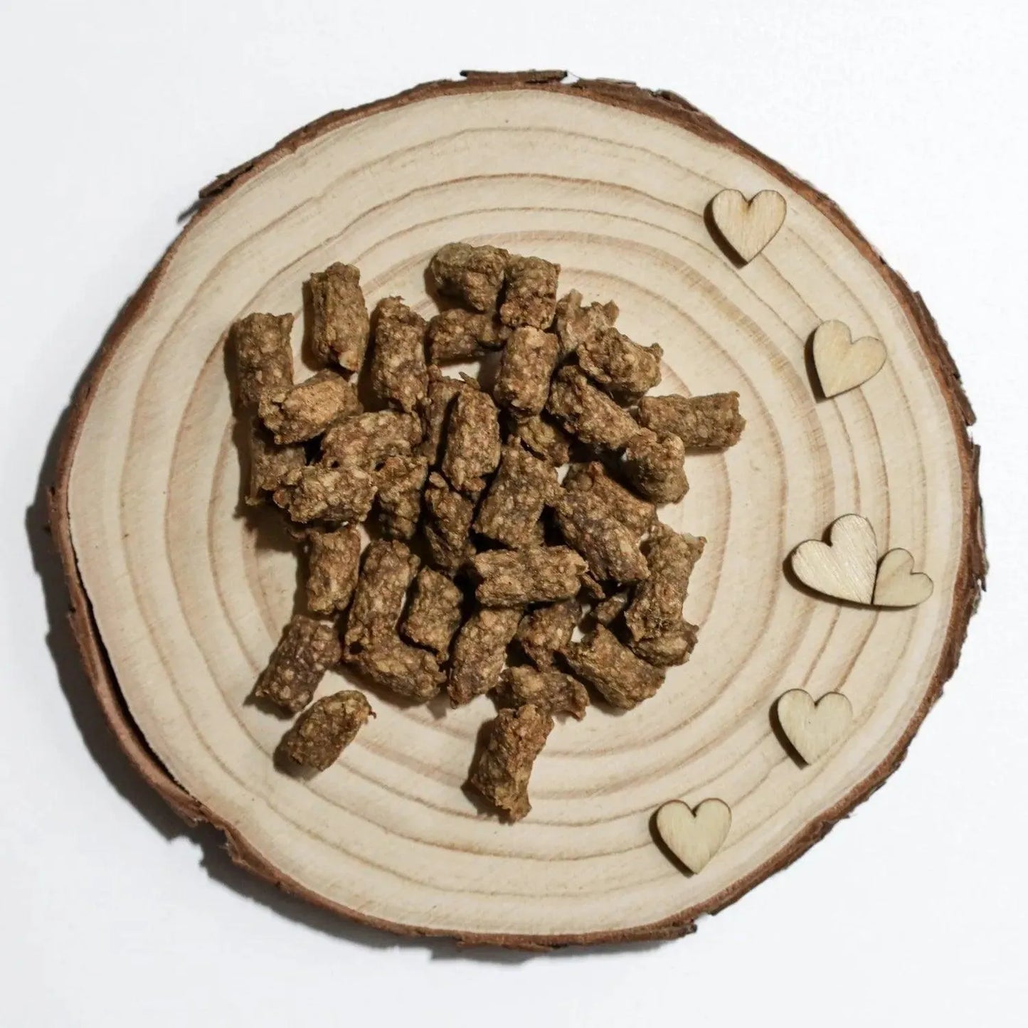 Mini vleestrainers eend - beloning, Beloning snack voor je hond, Beloning voor hondentraining, Beloning voor puppy's, Hondensnacks, Hondentraining beloning, Kleine beloning voor tijdens de training met je hond, natuurlijk, natuurlijke beloning snack voor je hond, Natuurlijke beloning voor je hond, Natuurlijke trainers voor honden, snacks voor je pup, Training snoepjes voor je hond - By Marley