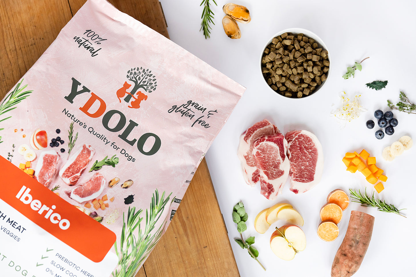 Healthy & Pure Iberico - Hondenbrokken - Ydolo