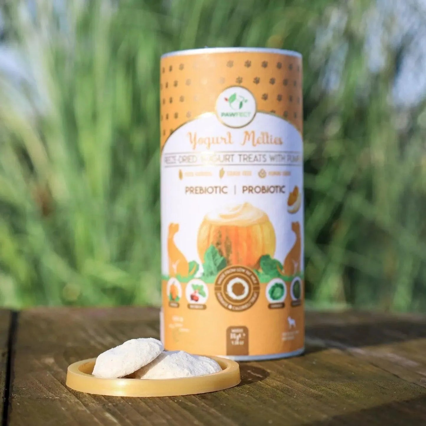 Yoghurt treats met pompoen - Pawfect - Hondensnacks, Hondensnoepjes met yoghurt, Maaltijd topping voor je hond, Pawfect, sale, topping, Verrijking voor honden, Voerverrijking voor honden, Vulling voor enrichment voor je hond, yoghurt treats voor honden - By Marley